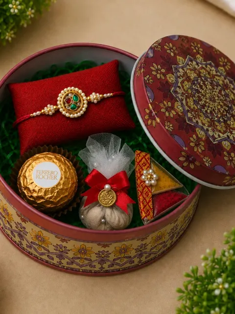 Heritage Mandala Rakhi Box