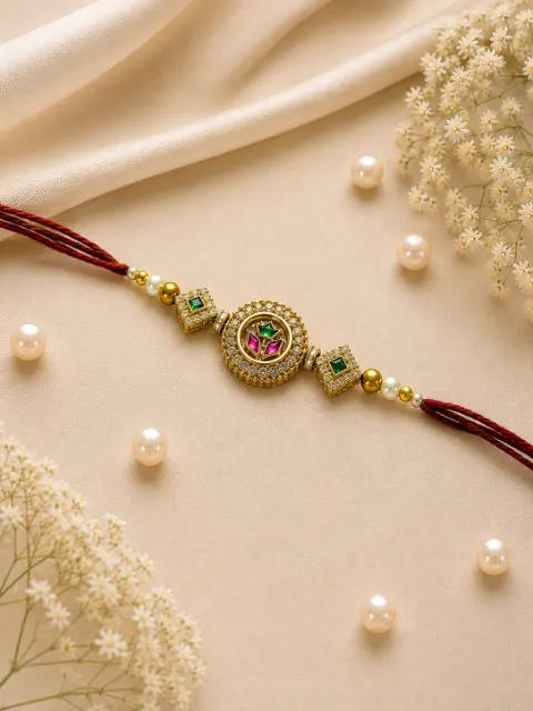 Royal Gemstone Rakhi
