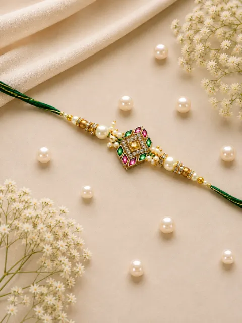 Royal Emerald Designer Rakhi