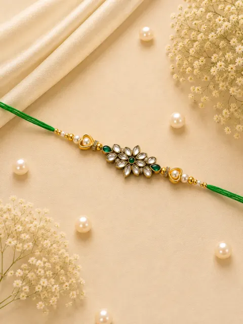 Emerald Daisy Rakhi