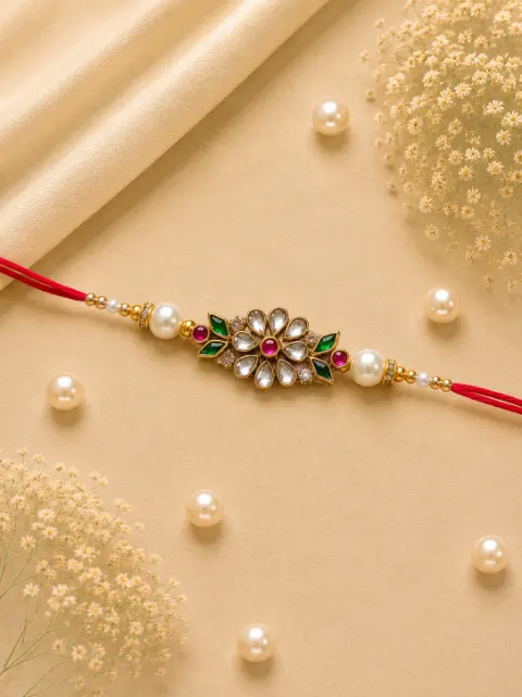 Ruby Blossom Rakhi